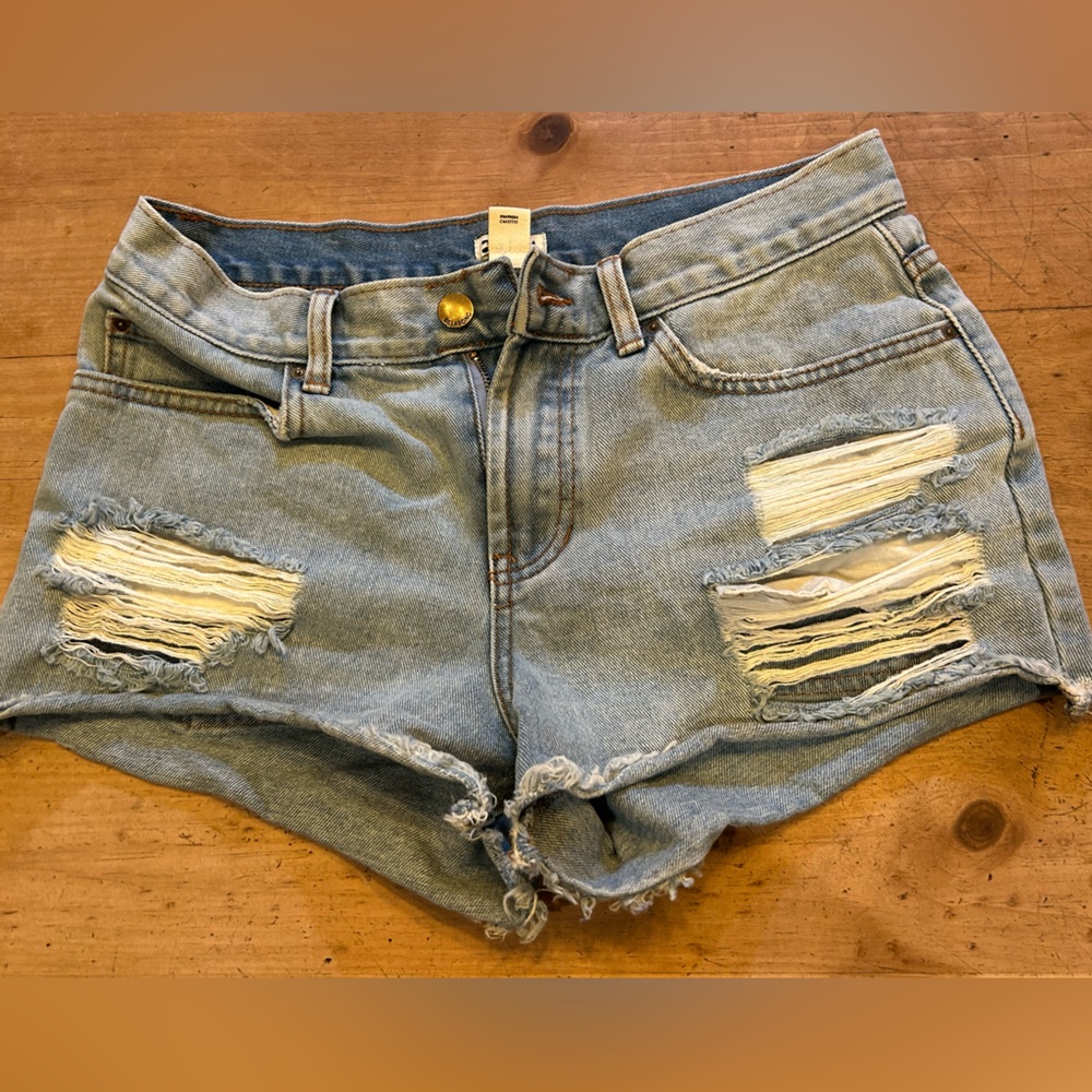 Billabong Light Blue Denim Shorts